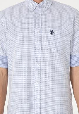 Erkek Mavi Cepli Uzun Kollu Gömlek - 50306363006