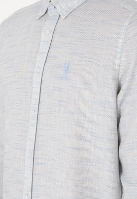 Erkek Açık Mavi Uzun Kollu Gömlek - 50300232007