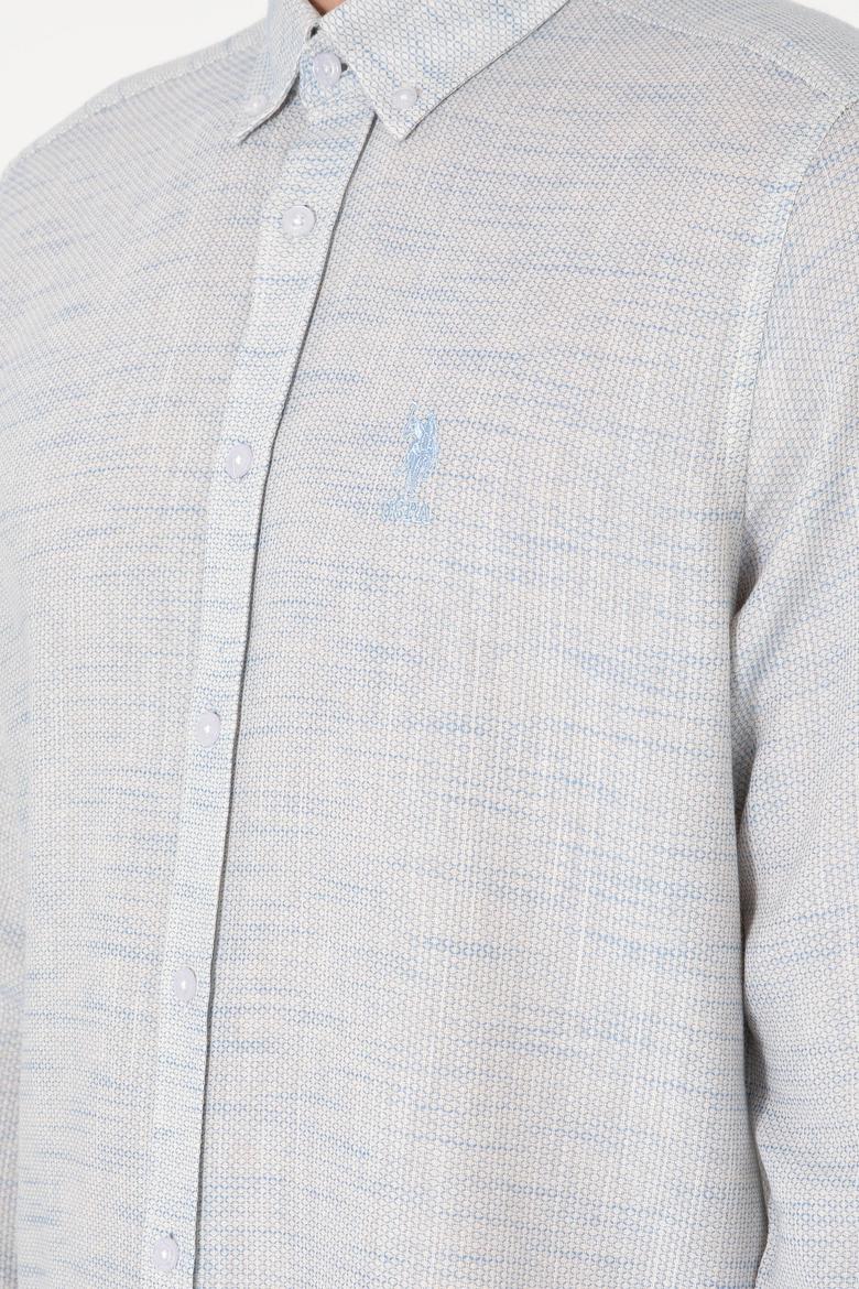 Erkek Açık Mavi Uzun Kollu Gömlek - 50300232007