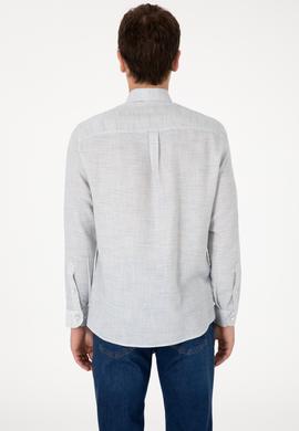 Erkek Açık Mavi Uzun Kollu Gömlek - 50300232007