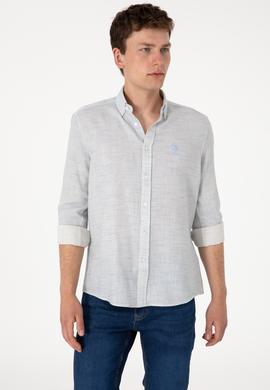 Erkek Açık Mavi Uzun Kollu Gömlek - 50300232007