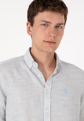 Erkek Açık Mavi Uzun Kollu Gömlek - 50300232007