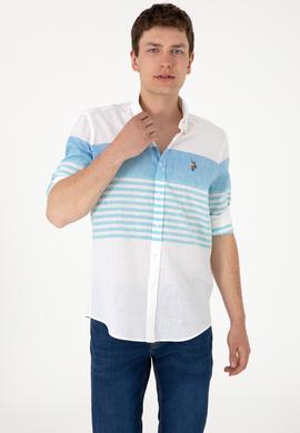 Erkek Açık Mavi Uzun Kollu Gömlek - 50300105004