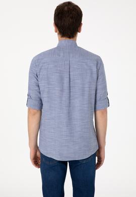 Erkek Lacivert Uzun Kollu Gömlek - 50300119007