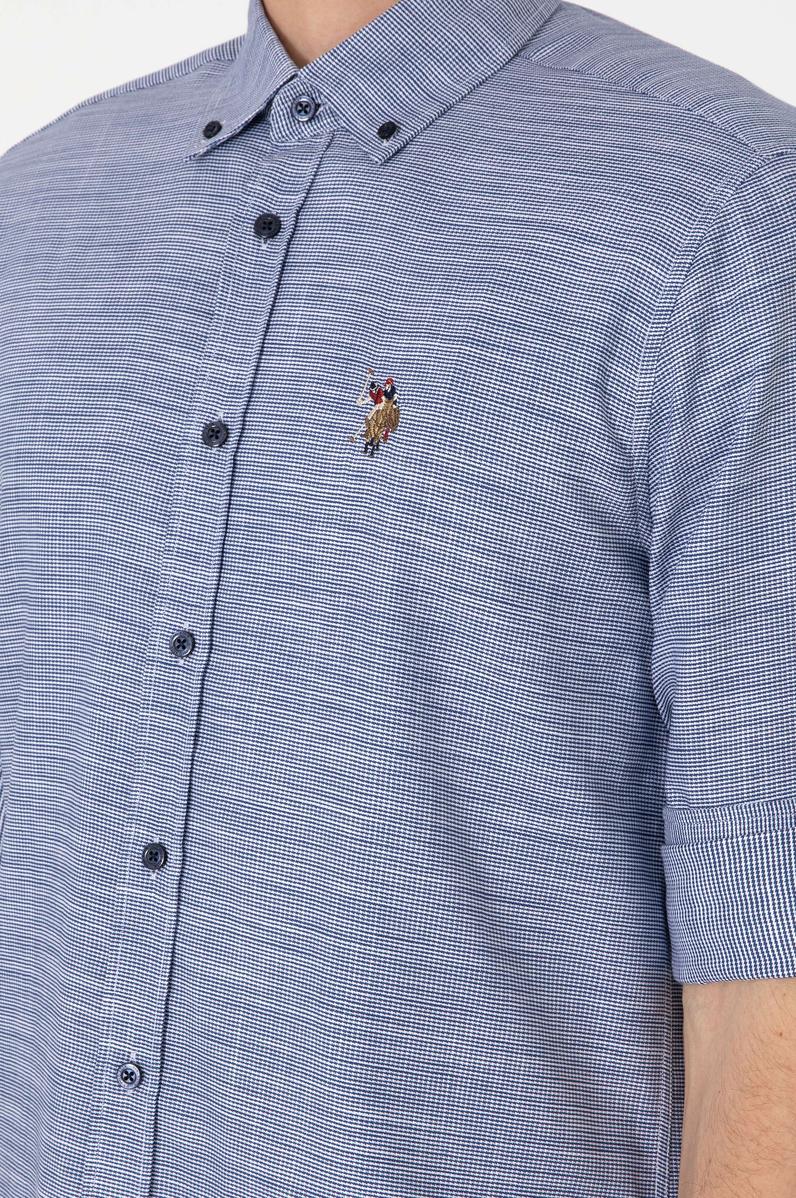 Erkek Lacivert Uzun Kollu Gömlek