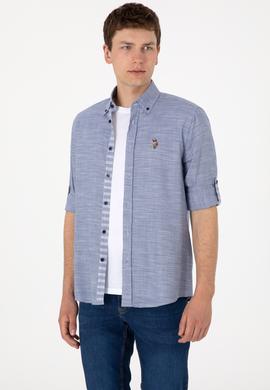 Erkek Lacivert Uzun Kollu Gömlek - 50300119007