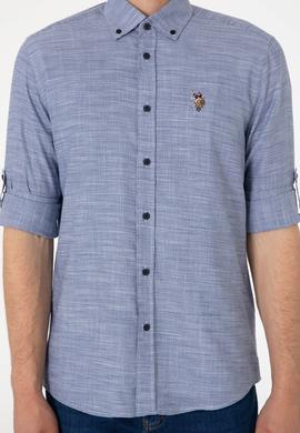 Erkek Lacivert Uzun Kollu Gömlek - 50300119007