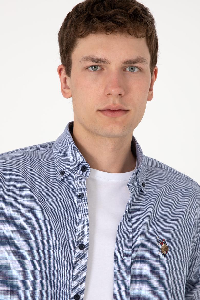 Erkek Lacivert Uzun Kollu Gömlek - 50300119007