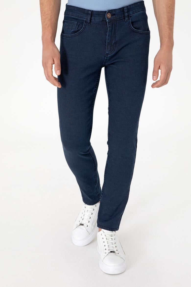 Erkek Lacivert Jean Pantolon - 50298579016