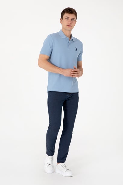 Erkek Lacivert Jean Pantolon
