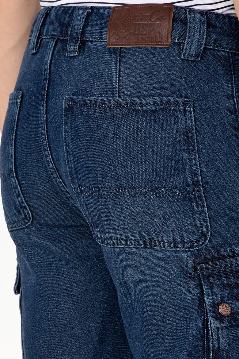 Erkek Koyu Mavi Jean Şort - 50304389011