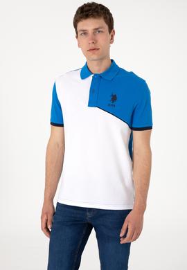 Erkek Regular Fit Polo Yaka Kobalt Mavi Tişört - 50299821017