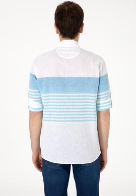 Erkek Açık Mavi Uzun Kollu Gömlek - 50300105004