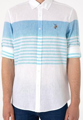 Erkek Açık Mavi Uzun Kollu Gömlek - 50300105004