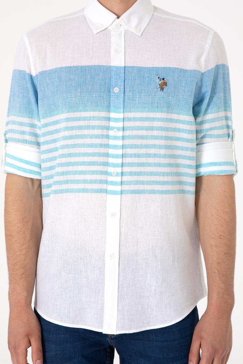 Erkek Açık Mavi Uzun Kollu Gömlek - 50300105004