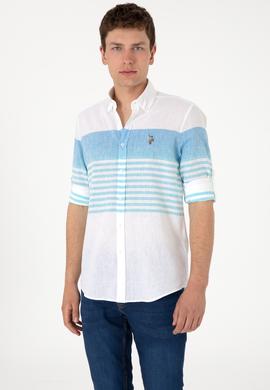 Erkek Açık Mavi Uzun Kollu Gömlek - 50300105004