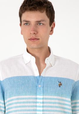 Erkek Açık Mavi Uzun Kollu Gömlek - 50300105004