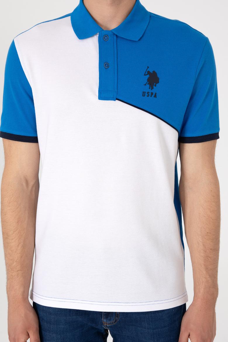 Erkek Regular Fit Polo Yaka Kobalt Mavi Tişört - 50299821017
