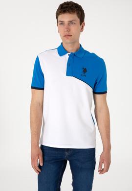 Erkek Regular Fit Polo Yaka Kobalt Mavi Tişört - 50299821017
