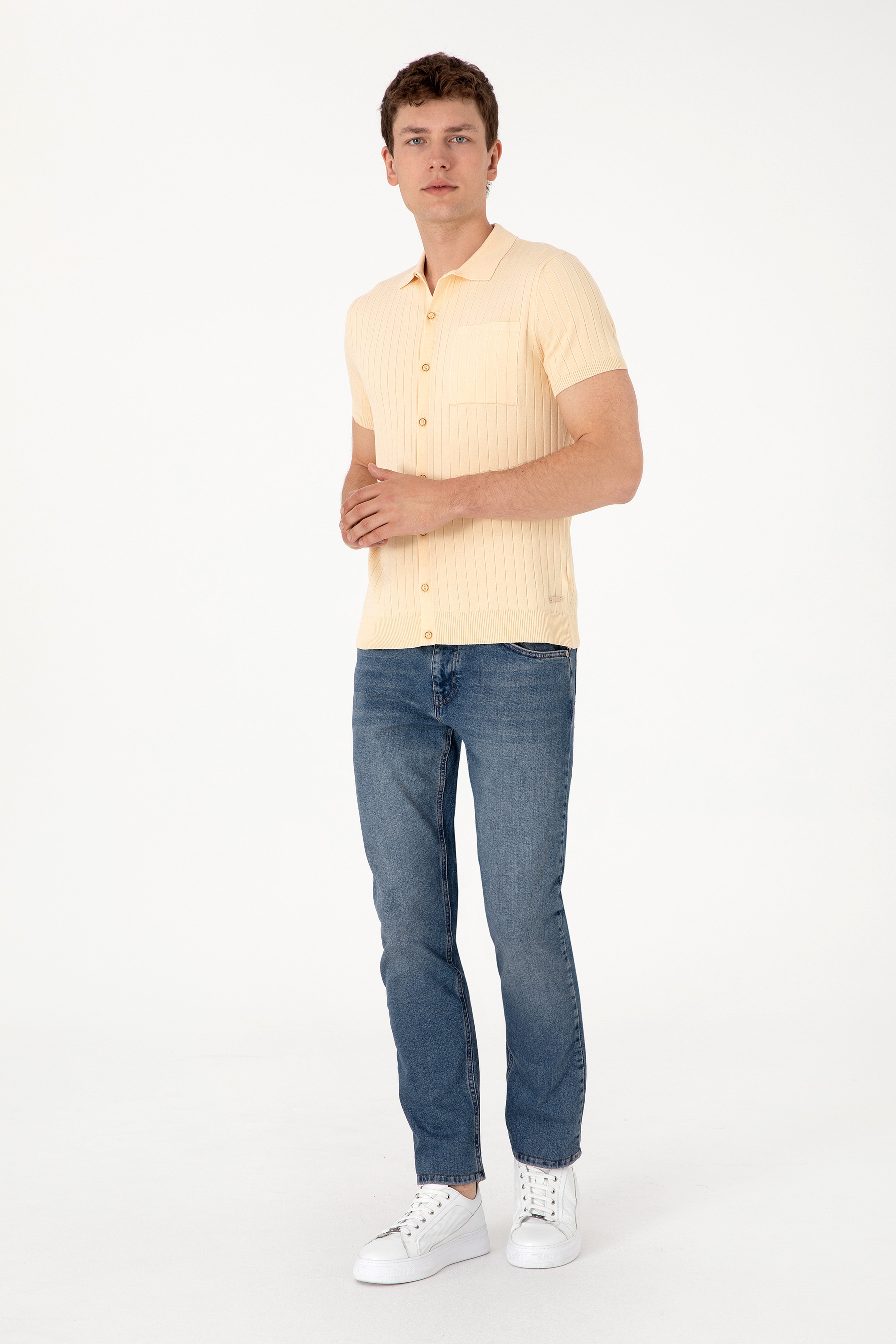 Erkek Mavi Jean Pantolon - Image 3