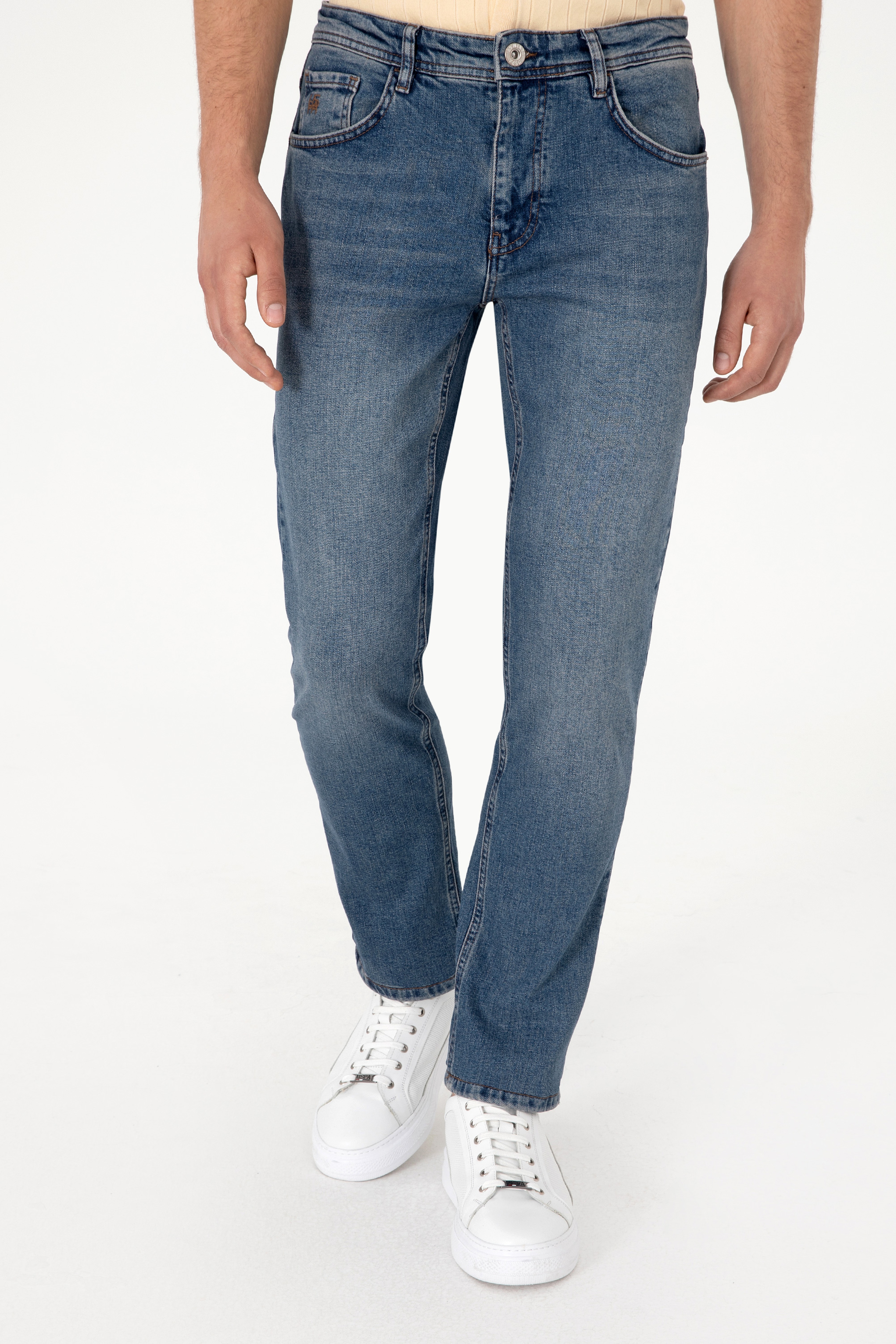 Erkek Mavi Jean Pantolon