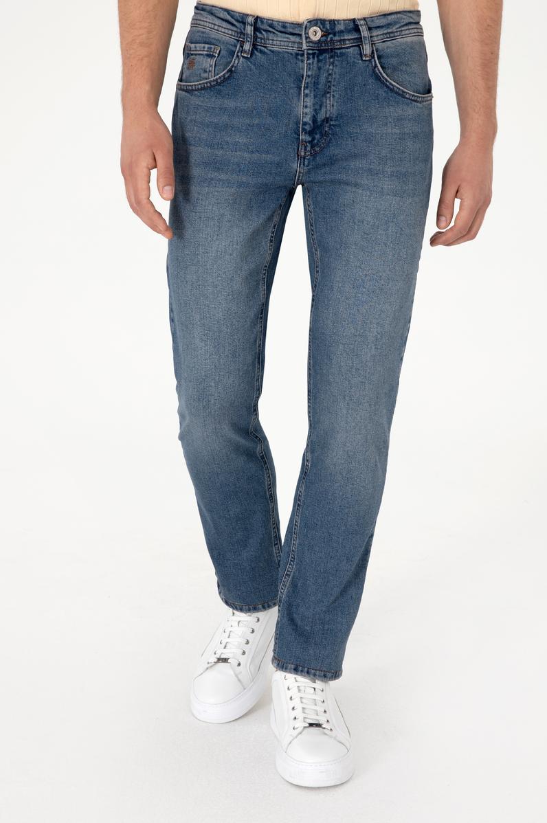 Erkek Mavi Jean Pantolon