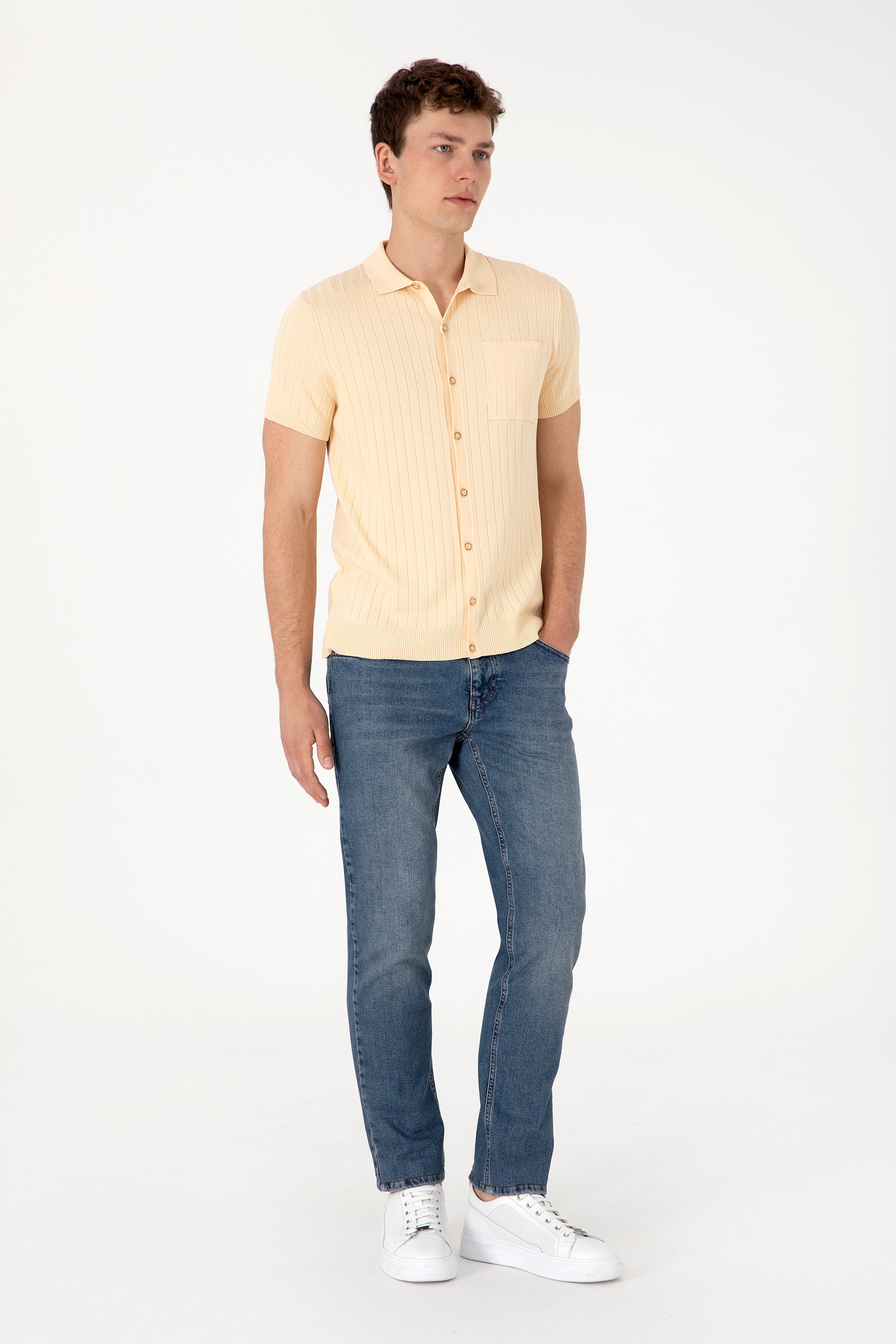Erkek Mavi Jean Pantolon - Image 1