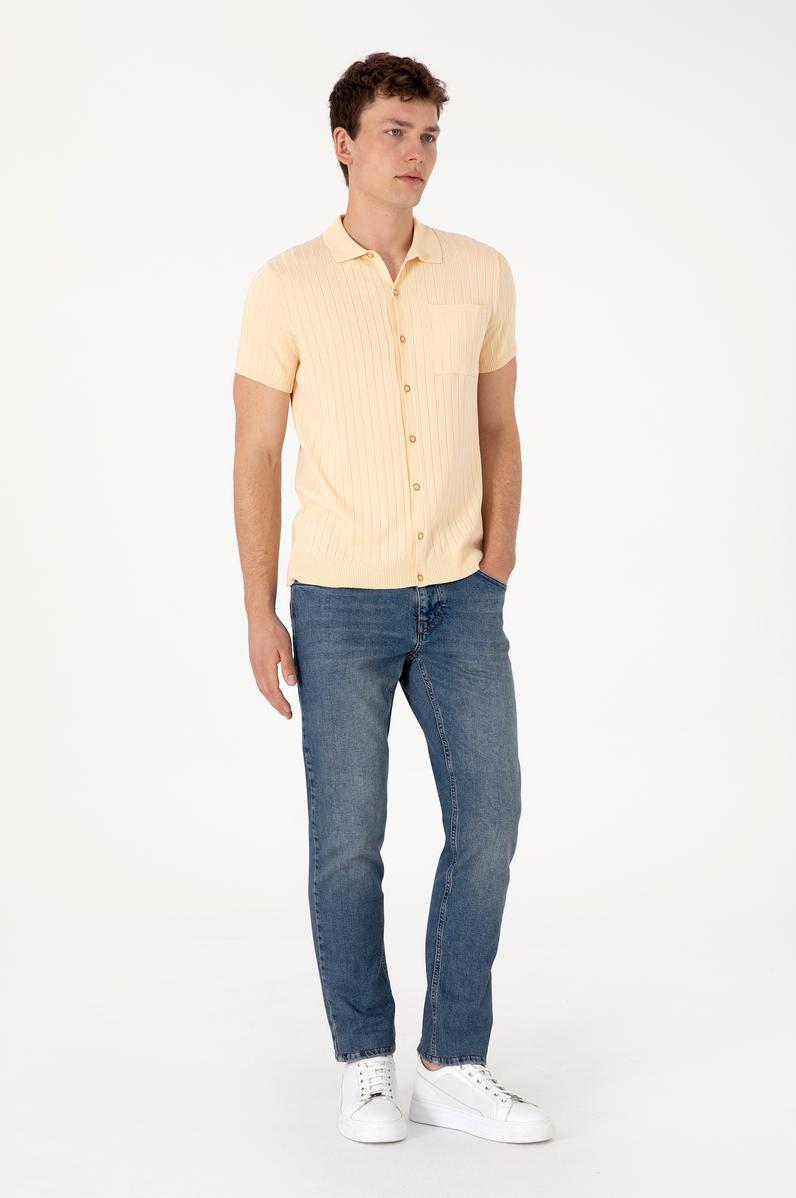 Erkek Mavi Jean Pantolon