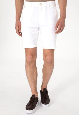 Erkek Beyaz Dokuma Şort - 50299192003