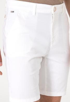 Erkek Beyaz Dokuma Şort - 50299192003