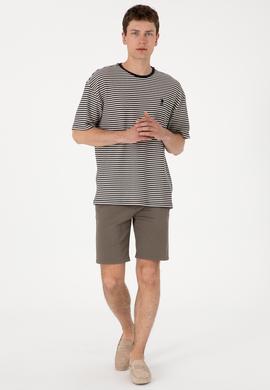 Erkek Vizon Dokuma Şort - 50299192054