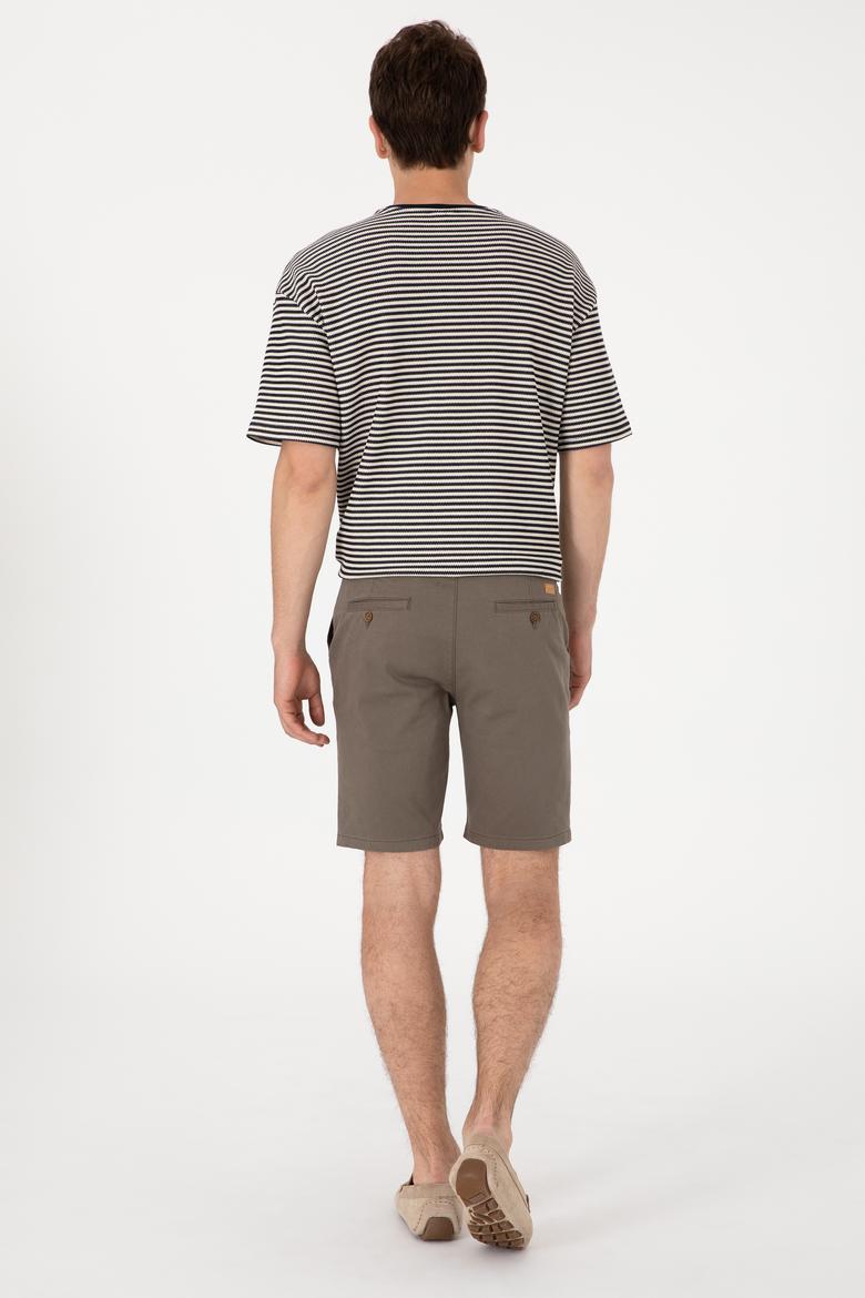 Erkek Vizon Dokuma Şort - 50299192054