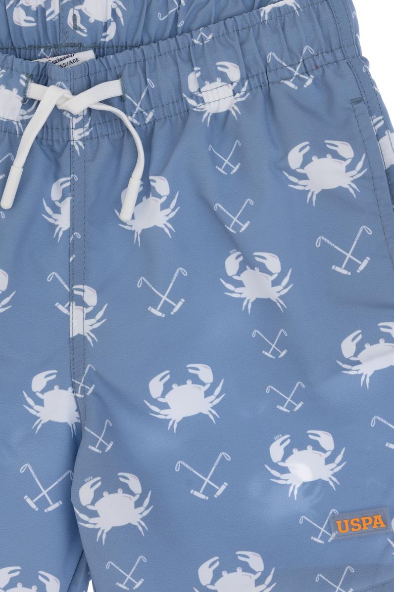 Erkek Çocuk Mavi Deniz Şortu