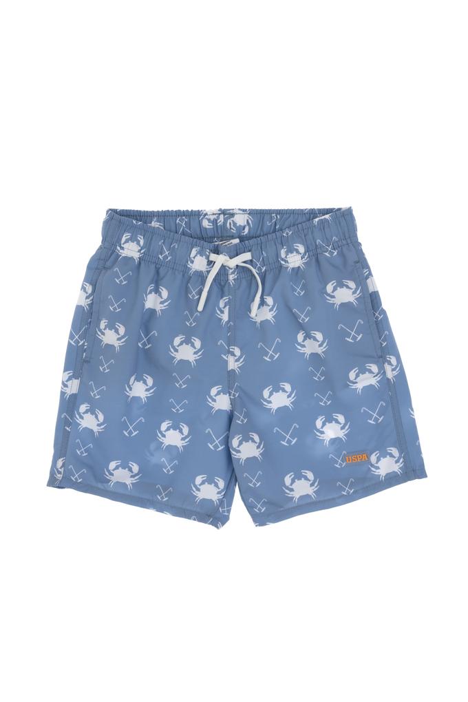 Erkek Çocuk Mavi Deniz Şortu