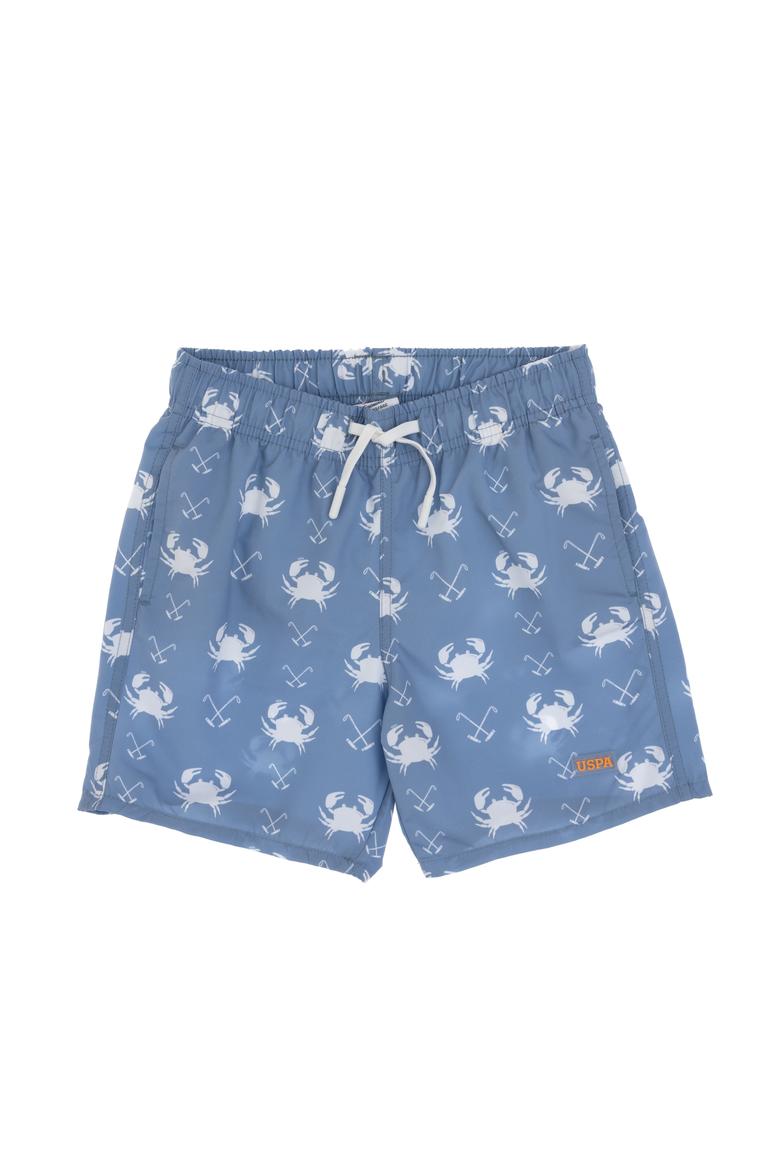 Erkek Çocuk Mavi Deniz Şortu