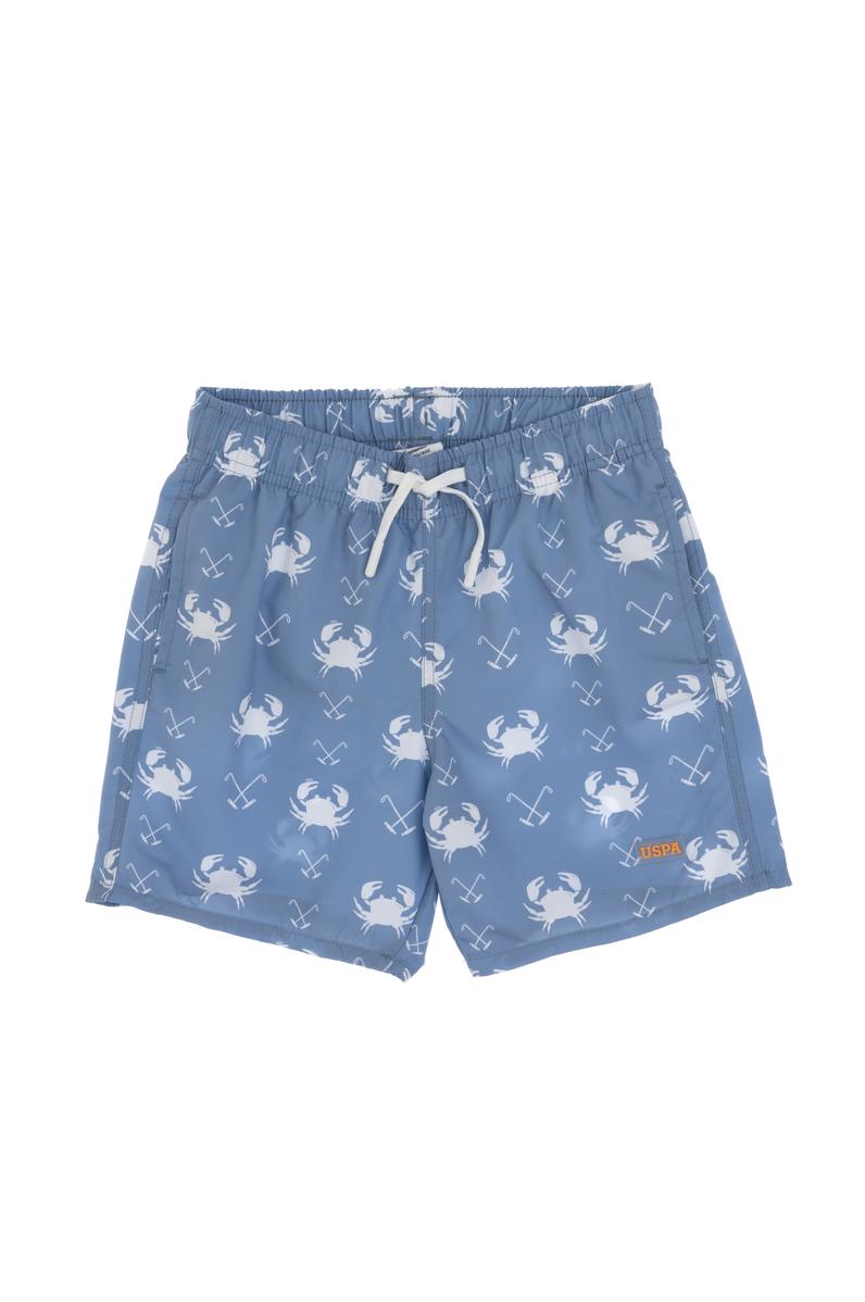 Erkek Çocuk Mavi Deniz Şortu
