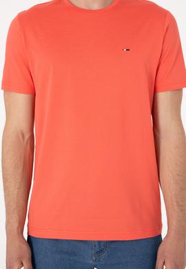 Erkek Regular Fit Bisiklet Yaka Nar Çiçeği Basic Tişört - 50297999048