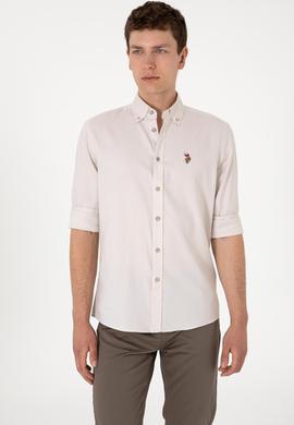 Erkek Taş Uzun Kollu Basic Gömlek - 50297981061