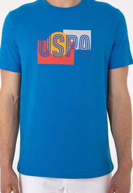 Erkek Regular Fit Kobalt Bisiklet Yaka Tişört - 50300593014