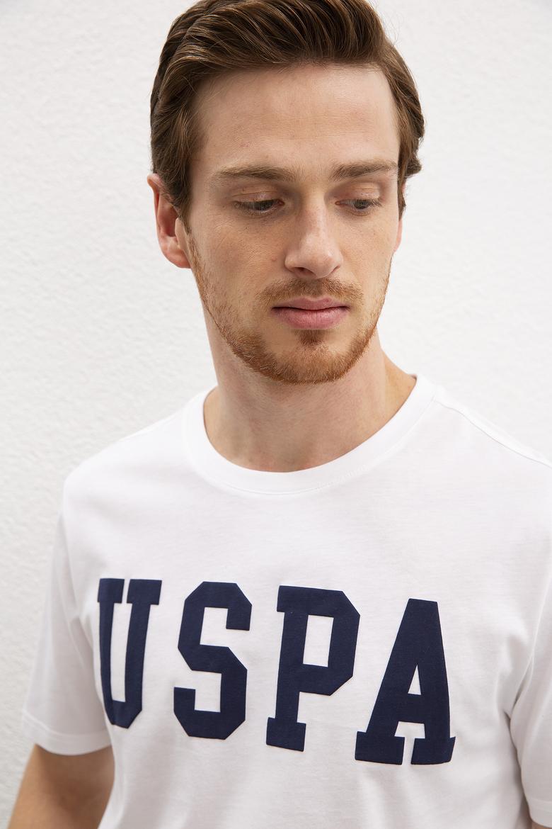 Erkek Beyaz Basic Tişört - 50216452010