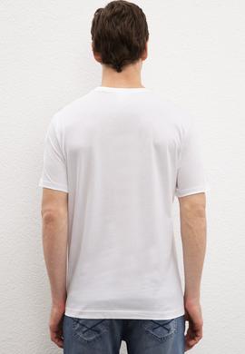 Erkek Beyaz Basic Tişört - 50216452010