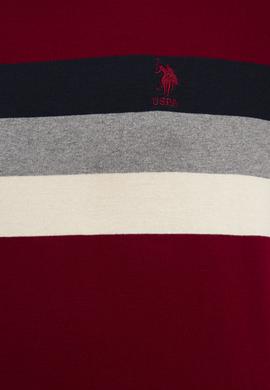 Erkek Bordo Bisiklet Yaka Triko Kazak - 50229180019