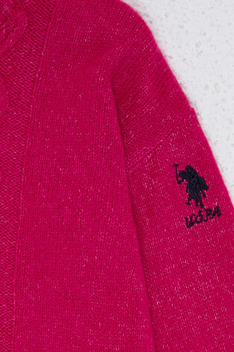 Kız Çocuk Fuşya Kazak