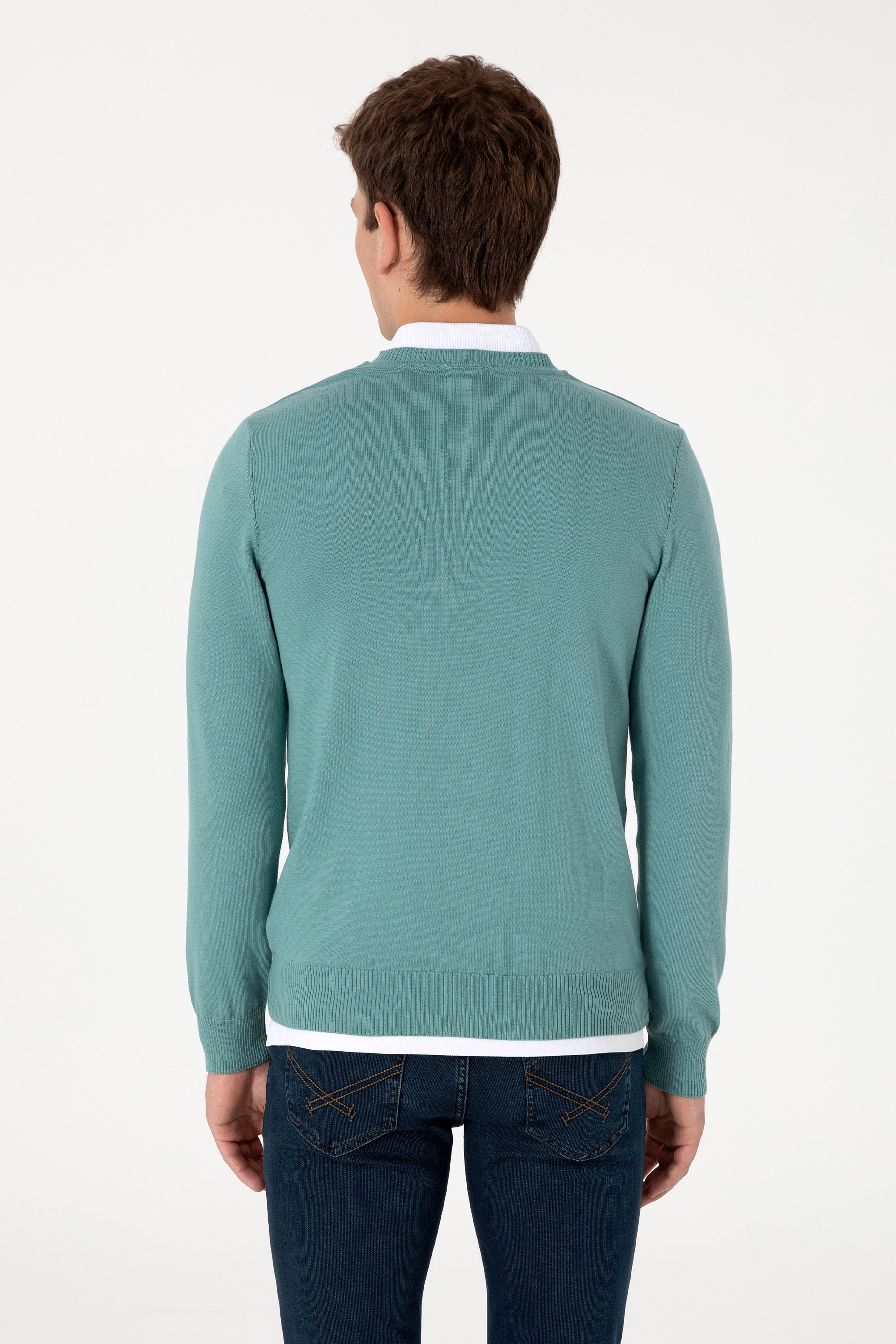 Erkek Mint Basic Kazak - Image 5