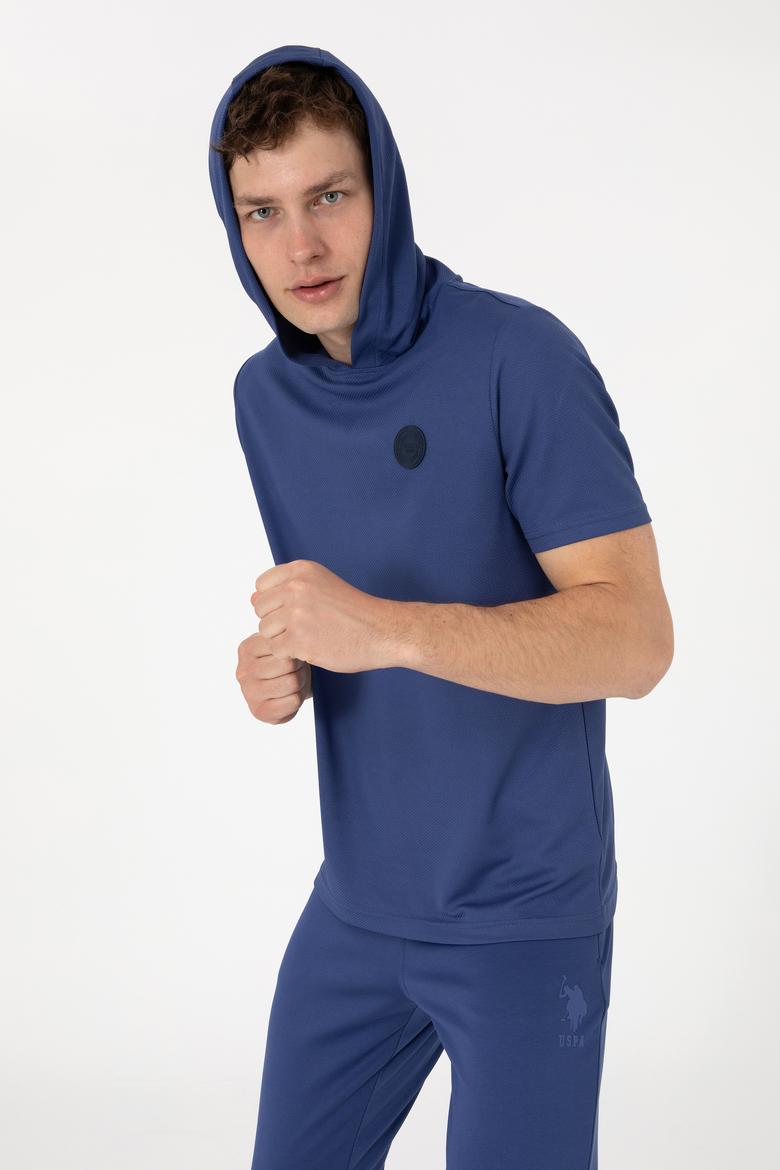 Erkek Regular Fit Bisiklet Yaka Açık Lacivert Tişört - 50300220018