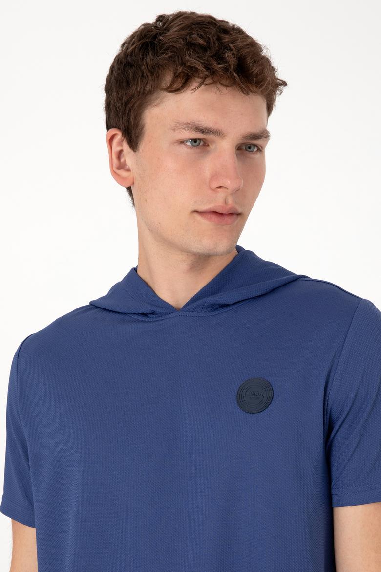 Erkek Regular Fit Bisiklet Yaka Açık Lacivert Tişört - 50300220018