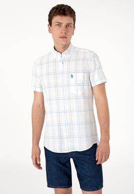 Erkek İndigo Kısa Kollu Gömlek - 50300212006