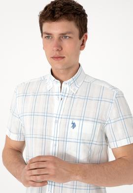 Erkek İndigo Kısa Kollu Gömlek - 50300212006