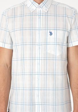 Erkek İndigo Kısa Kollu Gömlek - 50300212006