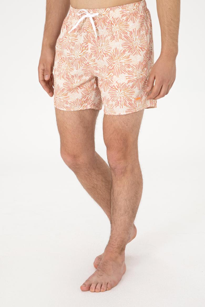 Erkek Turuncu Deniz Şortu - 50299758014